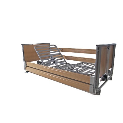 Harvest Woburn Community Low Profiling Bed with Wooden Side Rails